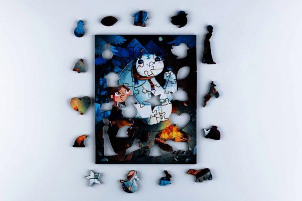 Деревянный пазл "Маршмеллоу для нового друга" Mr. Puzz