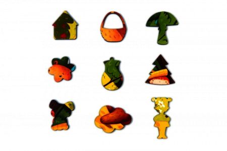 Деревянный пазл "Маша и Медведь" Mr. Puzz