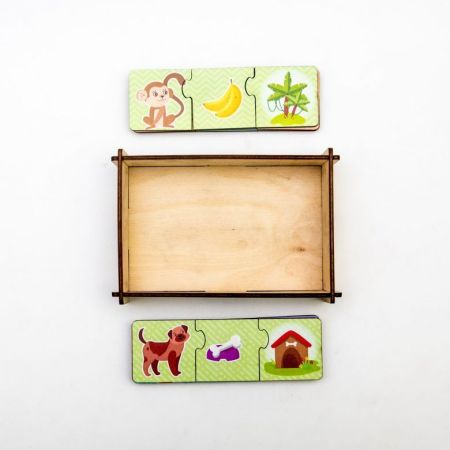 Пазл деревянный Изучаем живой мир WoodLandToys