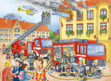 Пазл Ravensburger На пожаре 100 эл.