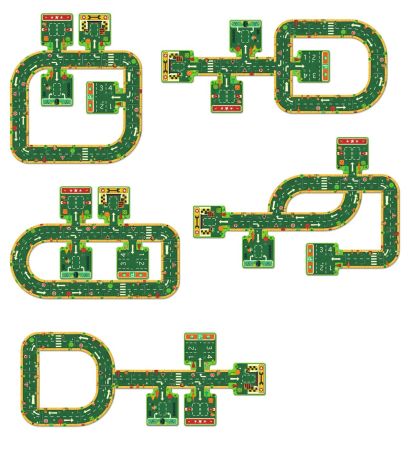 Пазл - гигант Трассы Djeco