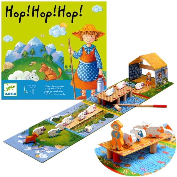 Настольная игра Хоп, хоп, хоп! Djeco