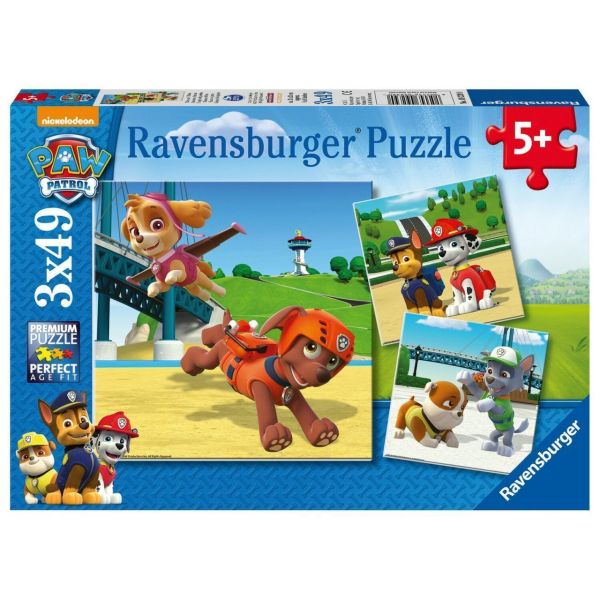 Пазл Ravensburger Щенячий патруль 3х49 элемента
