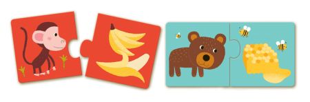 Пазл - дуо К столу! Djeco