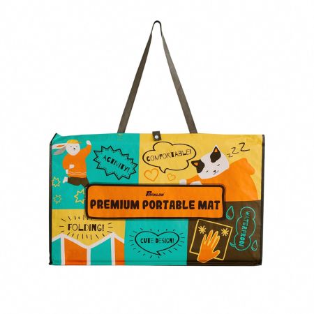 Коврик детский складной Parklon Portable Деревянные лошадки, 200x140x1 см