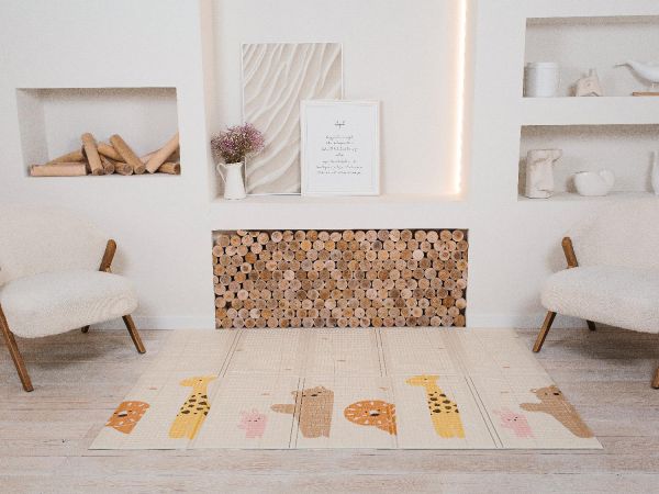 Коврик детский складной Parklon Portable Знакомство с животными 200x140x1 см