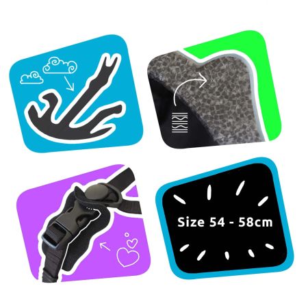 Шлем SWAT (черный) Crazy Safety