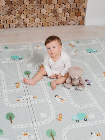Коврик детский складной Parklon Portable Дорога в Крякленд 200x140x1 см