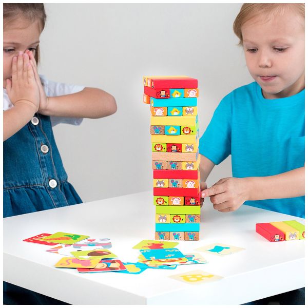 Падающая башня Угадай кто? Lucy&Leo