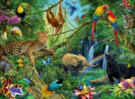 Пазл Ravensburger Джунгли 200 эл.