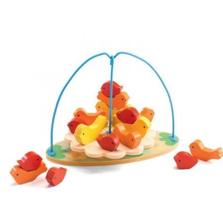 Настольная игра Удержи баланс. Птички на цветочке Djeco