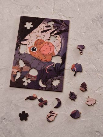 Деревянный пазл "Лунная ночь" Mr. Puzz