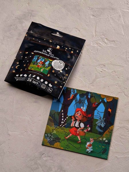 Деревянный пазл "Красная шапочка" Mr. Puzz