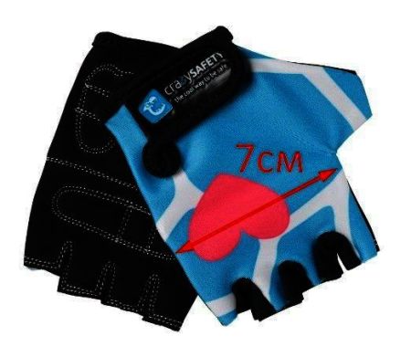 Перчатки Blue Giraffe (Синий Жираф) Crazy Safety