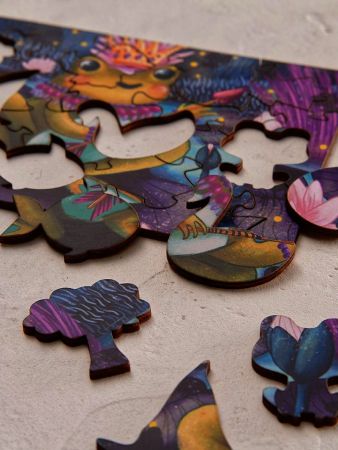 Деревянный пазл "Царевна лягушка" Mr. Puzz