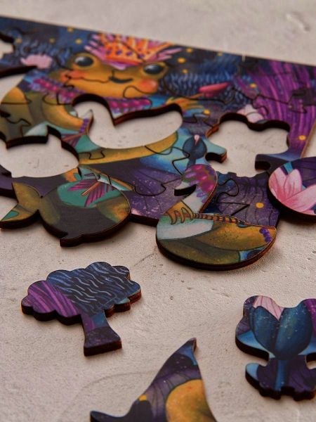 Деревянный пазл "Царевна лягушка" Mr. Puzz Деревянный пазл "Царевна лягушка" Mr. Puzz