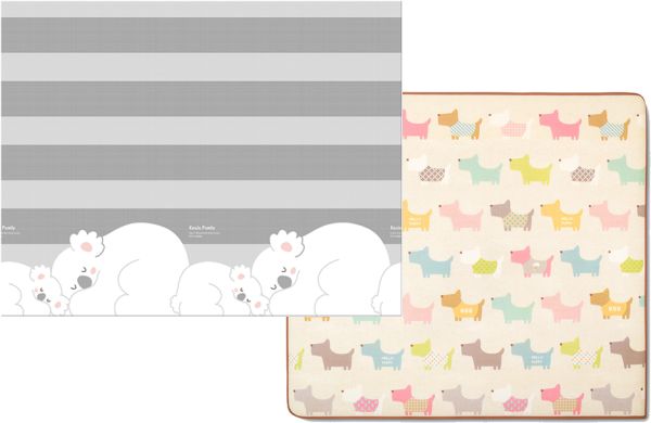 Детский коврик двусторонний Parklon Prime Living Коалы и Щеночки, 200x150x1.0 см