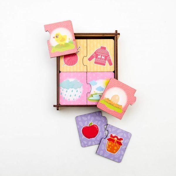 Пазл - набор Было-стало WoodLandToys Пазл - набор Было-стало WoodLandToys