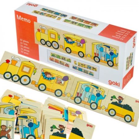 Игра - головоломка Паровозики Goki