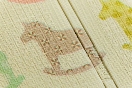 Коврик детский складной Parklon Portable Деревянные лошадки, 200x140x1 см