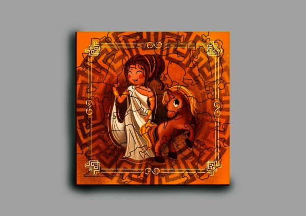 Деревянный пазл Греческая Принцесса Mr. Puzz Деревянный пазл Греческая Принцесса Mr. Puzz