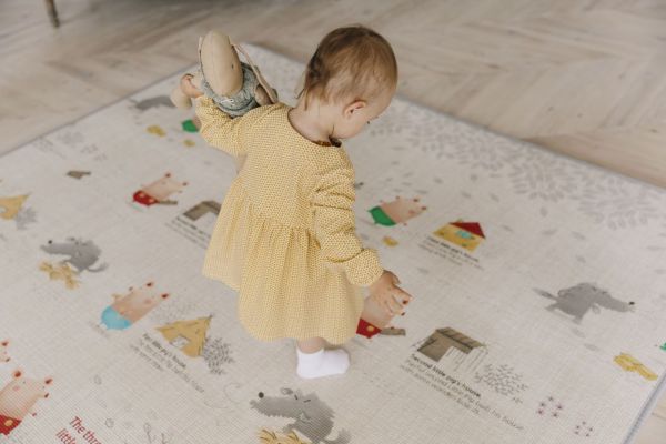 Детский коврик двусторонний Parklon Prime Living Три поросенка, 200x180x1.0 см