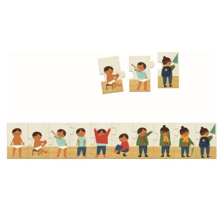 Пазл Djeco Трио - Я одеваюсь!