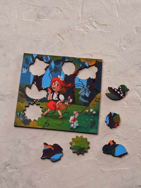 Деревянный пазл "Красная шапочка" Mr. Puzz