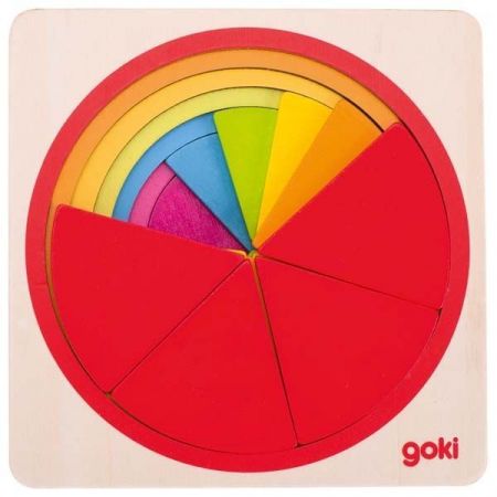 Пазл Цветной круг Goki