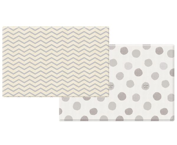 Детский коврик двусторонний Parklon Pure Soft Лесные ягоды и Линии, 190x130x1.2 см