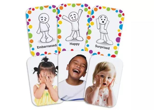Развивающая игрушка Фигурки Эмоциональные Человечки с карточками Learning Resources