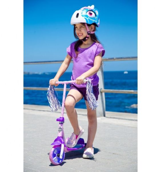 Шлем Blue Giraffe коллекция 2017 (синий жираф) Crazy Safety