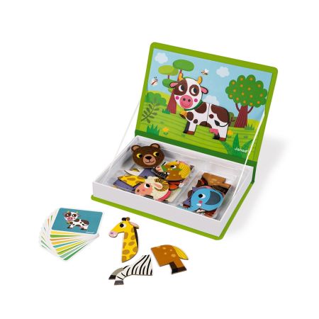 Магнитная книга - игра Животные Janod